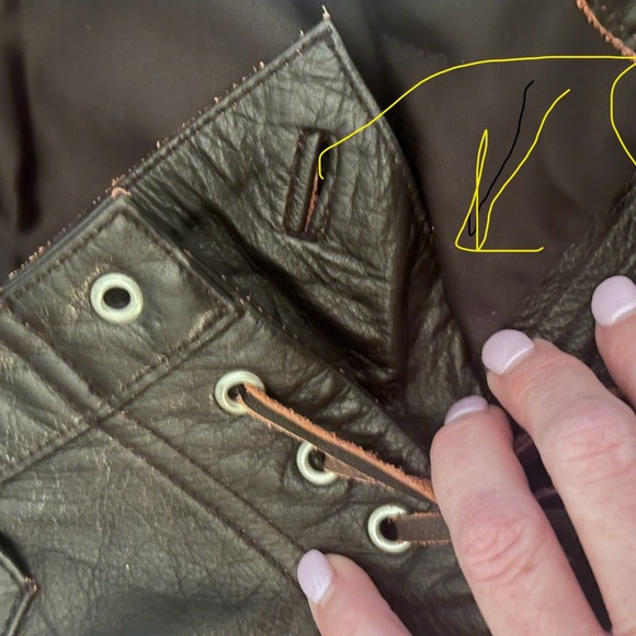 NWOT Y2K vintage leather lace up pants. Tommy Hilfiger. - Picture 13 of 13